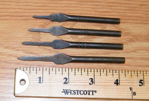 Flat Steel Piloted Countersink Bits (10-12/1-1/2, 8-9/1-1/4, 8-9/1, &amp; 6-7/3/4)
