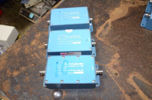 Spectracom Frequency Distribution Line Tap Lot of 3 10 MHz 8140 8140T