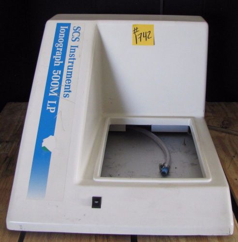 SCS INSRUMENTS IONOGRAPH 500M LP  SPECIALTY COATING SYSTEM  TESTER (#1742)
