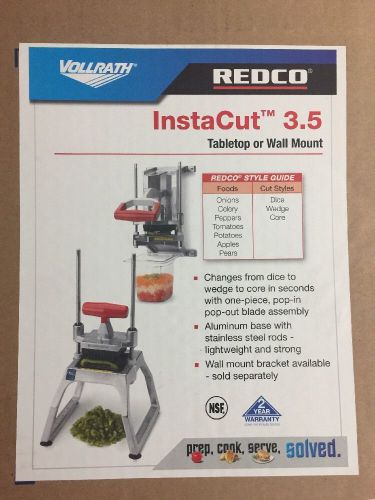 Redco instacut 3.5 tabletop dicer 15001 for sale