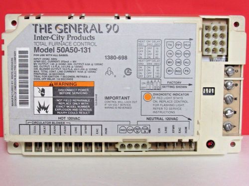 White rodgers the general 90 50a50-131 1380-698 furnace ignition control board for sale