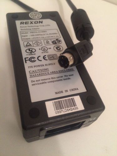 Rexon Technology Switching Power Adapter Model : PB25A-211EBG 5v, 12v