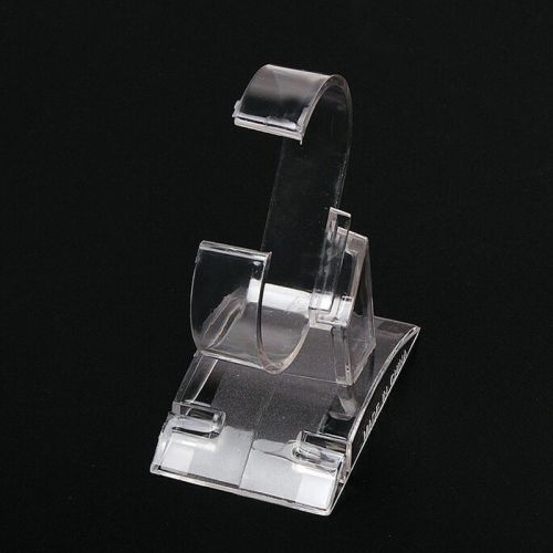 H1 Wrist Watch Display Rack Holder Sale Show Case Stand Tool Clear Plastic