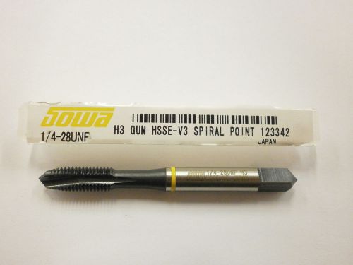 Sowa tool 1/4-28 h3 spiral point yellow ring tap cnc style hss 123-342 st24 for sale