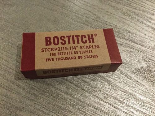 BOSTITCH STCRP2115 1/4&#034; STAPLES FOR BOSTITCH B8 STAPELER // FIVE THOUSAND