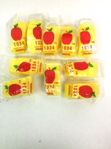 Top Quality 1034(1&#034;x3/4&#034;) Yellow Color Apple Brand 1000 Mini Zip Lock Baggies