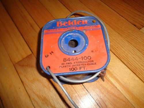 Belden 22 AWG. 4 Conductor Plastic Jacketed Cable 100 Feet