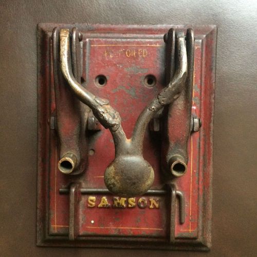 Rare Cast Iron Victorian Era Samson Hole Punch