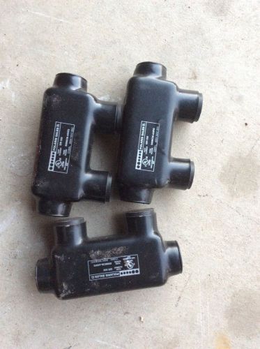 Polaris isr-500 4 awg to 500 mcm insulated in line cable connectors 3 total for sale