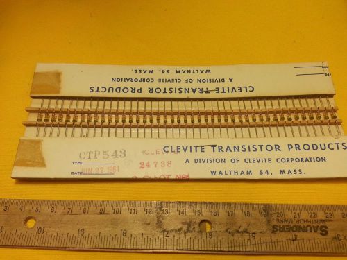 43 - Clevite CTP543 Silicon Si High Voltage Damping Fast Recovery Diode 1N543