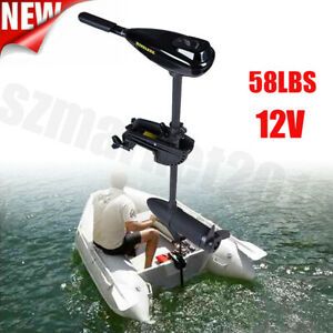 58LB Electric Trolling Motor Outboard Engine Rubber Inflatable / Fishing Boat DE