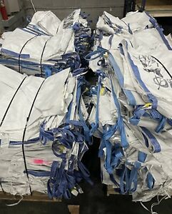 FIBC Bulk Bags Super Sacks - White - 39”X39”X72”