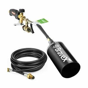 Bravex Propane Torch Weed Burner Torch - Weed Torch with Push Button Igniter ...