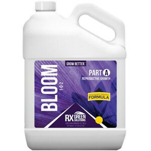 Rx Green Solutions Part A Concentrate for Bloom Growth, 128 oz.