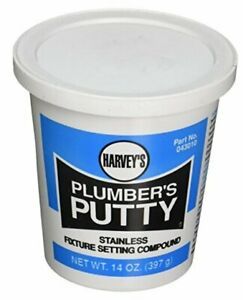 043010 Professional Grade Plumber&#039;s Putty, Off-White 14 oz