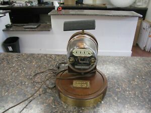 Westinghouse Type OB Residential Energy Meter CIRCA 1920 in lighted dome case