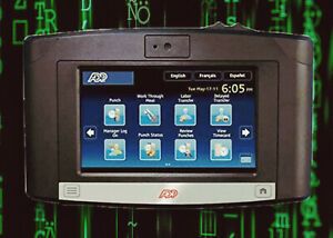 ADP In-Touch Employee Time Clock POE Barcode 8609000-428 - Boxed / Complete