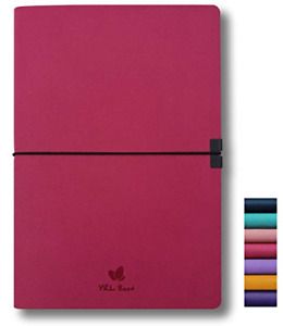 YRL Best Writing Journal Notebook, College Ruled/Lined, A5 Size, 5.8x8.3&#034;, Fine