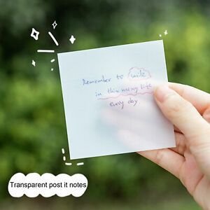 100 Sheets Memo Paper Smooth to Write Portable PET Premium for Study