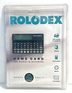 Rolodex Name Card RNA-2 100 Names &amp; Numbers Electronic Address Book