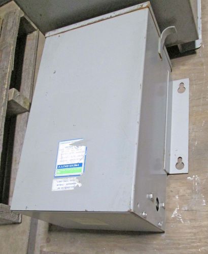 Hevi duty 5 kva transformer 120/277&gt;120/240 cat # hs12f5as 1 phase 3r for sale