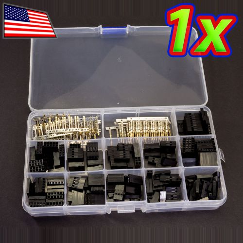 [420pcs] Dupont Wire Jumper Pin Header Connector Housing Kit and M/F Crimp Pins