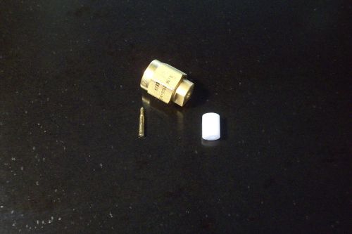 Coax (rf) connector  solitron devices #95077-sm   qty. 93 + 5 omni  gold plated for sale