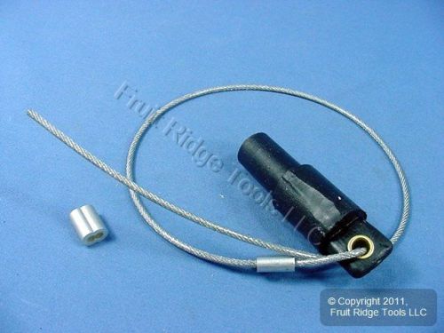 Leviton black male cam plug protective cap ect 15 series 15p21-e for sale