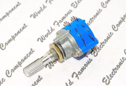 1pcs - ALPS 2-Wafer 3-Position Rotary Switch - Made in JAPAN