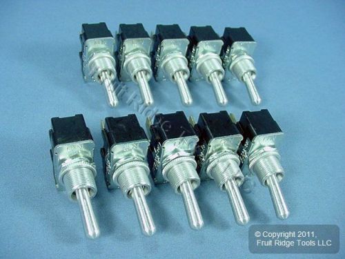 10 SPST Single Throw Toggle Switches ON-OFF 15A-125V 10A-250V Quick-Connect 5721
