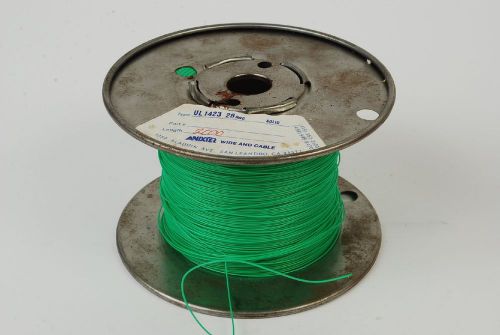 Anixter UL1423 28 AWG Wire Green UL 1423 Partially Used Roll