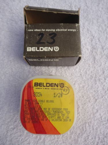 Belden 8054 Magnet Wire New Roll 1/2 lb spool 23 Ga AWG