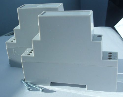 Electronic Box Enclosure DIN Rail Plastic D1