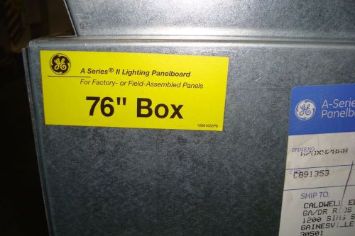 Ge general electric ab76b a-series 76&#034; lighting panelboard box new for sale
