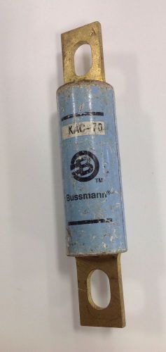 BUSSMANN FUSE LOT OF 3  KAC-70