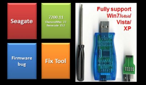 Seagate Firmware Fix repair tool for firmware bricked hard drive