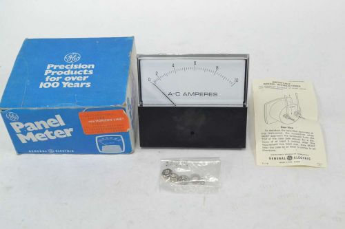 NEW GENERAL ELECTRIC GE 50-251440MTMT1 0-10A AMP AC PANEL METER B336021