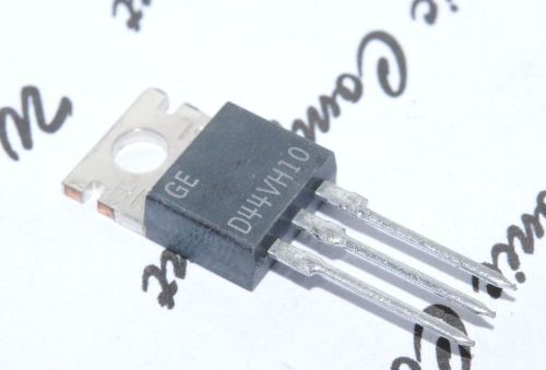 1pcs - GE D44VH10 NPN Transistor - TO-220 15A 80V Genuine