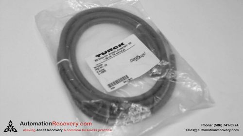 TURCK FKSD 841-2M 8 POLE FEMALE STRAIGHT ETHERNET CABLE 2 METERS, NEW