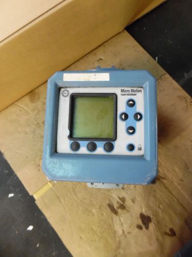 Rosemount micro motion 3700a1a03duezbz flow transmitter, sn: 7157805, used for sale