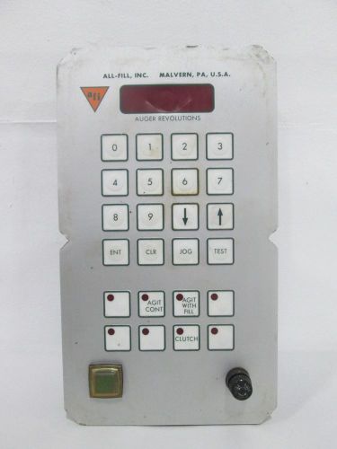 ALL-FILL AUGER CONTROL PANEL OPERATOR INTERFACE PANEL D293207