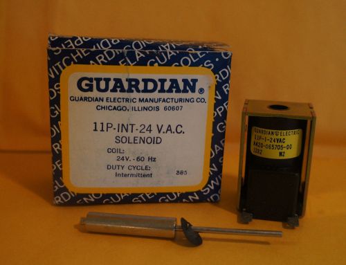 Guardian Solenoid Model 11P-24VAC Part A420-065705-00 - NEW IN BOX