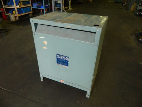 G s hevi-duty 65 kva 3 ph scr drive transformer, dt770h65ts, used, warranty for sale