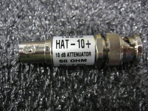 Mini-Circuits HAT-10+ Attenuator 50O 1W 10dB DC to 2000 MHz 15542