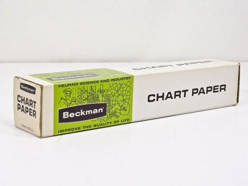 Beckman 101282  100 Ft Roll Chart Paper for 10 in Recorder