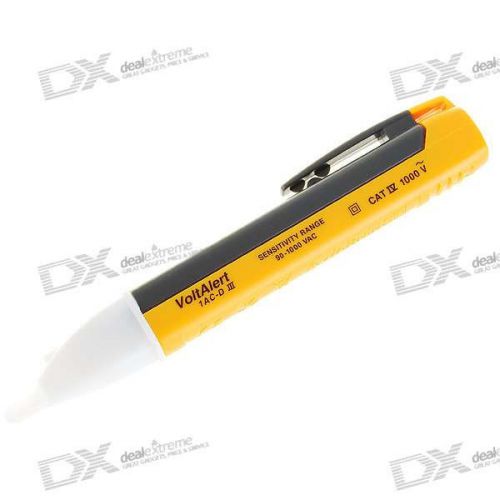 New Pen Style Pocket AC Voltage Alert Detector Tester Alarm w/ LED Illumination