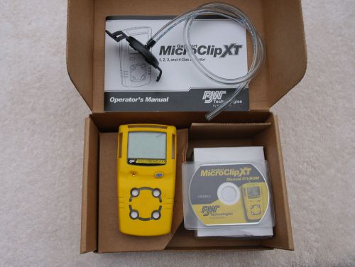 Bw gas alert microclip xt gas detector, calibrated. for sale