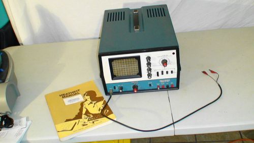 Heathkit IO-4105 5mhz Oscilloscope &amp; Manual