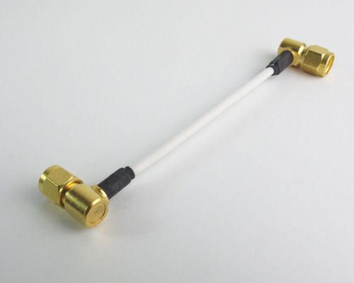 Lucero dmc 037-501933-001 right angle rf assembly sma/m gold coax connectors for sale