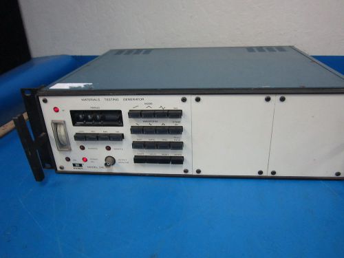 Exact materials testing generator model 340 a powers on untested sn 30745 for sale